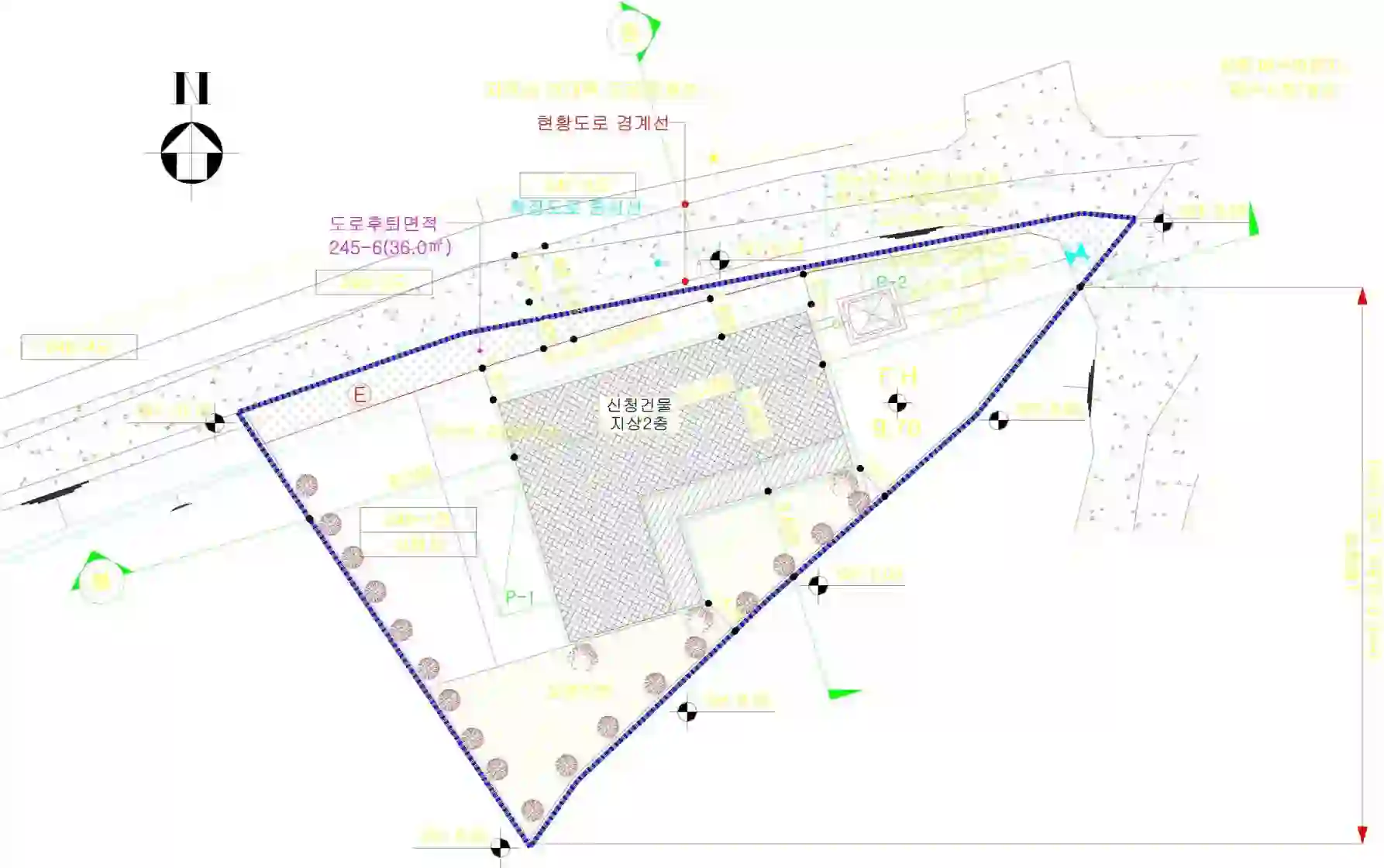 오도동 245-1 배치도 이미지